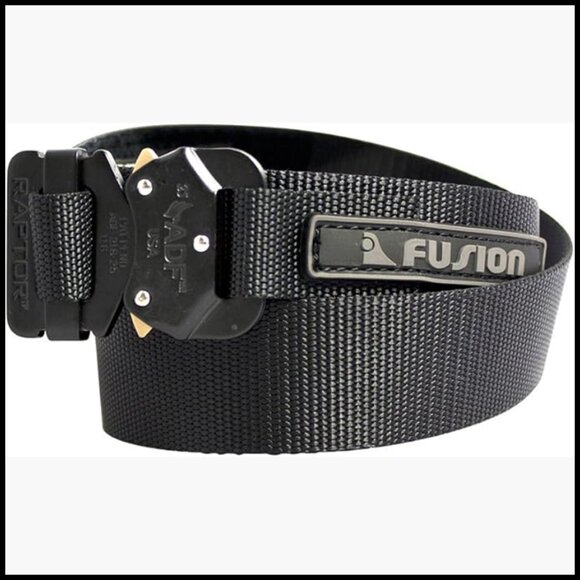 100% Nylon Trouser Belt, Double Layered Mil Spec Webbing, One Handed Operation